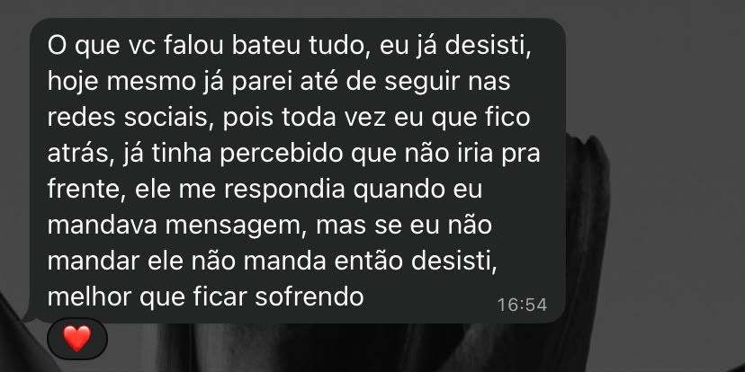 Depoimento real de cliente sobre a orientação recebida